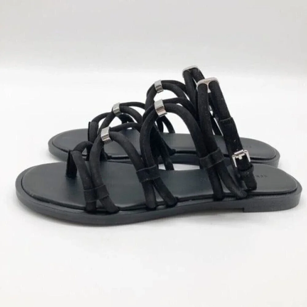 REBECCA MINKOFF Sarle Strappy Black Sandal
